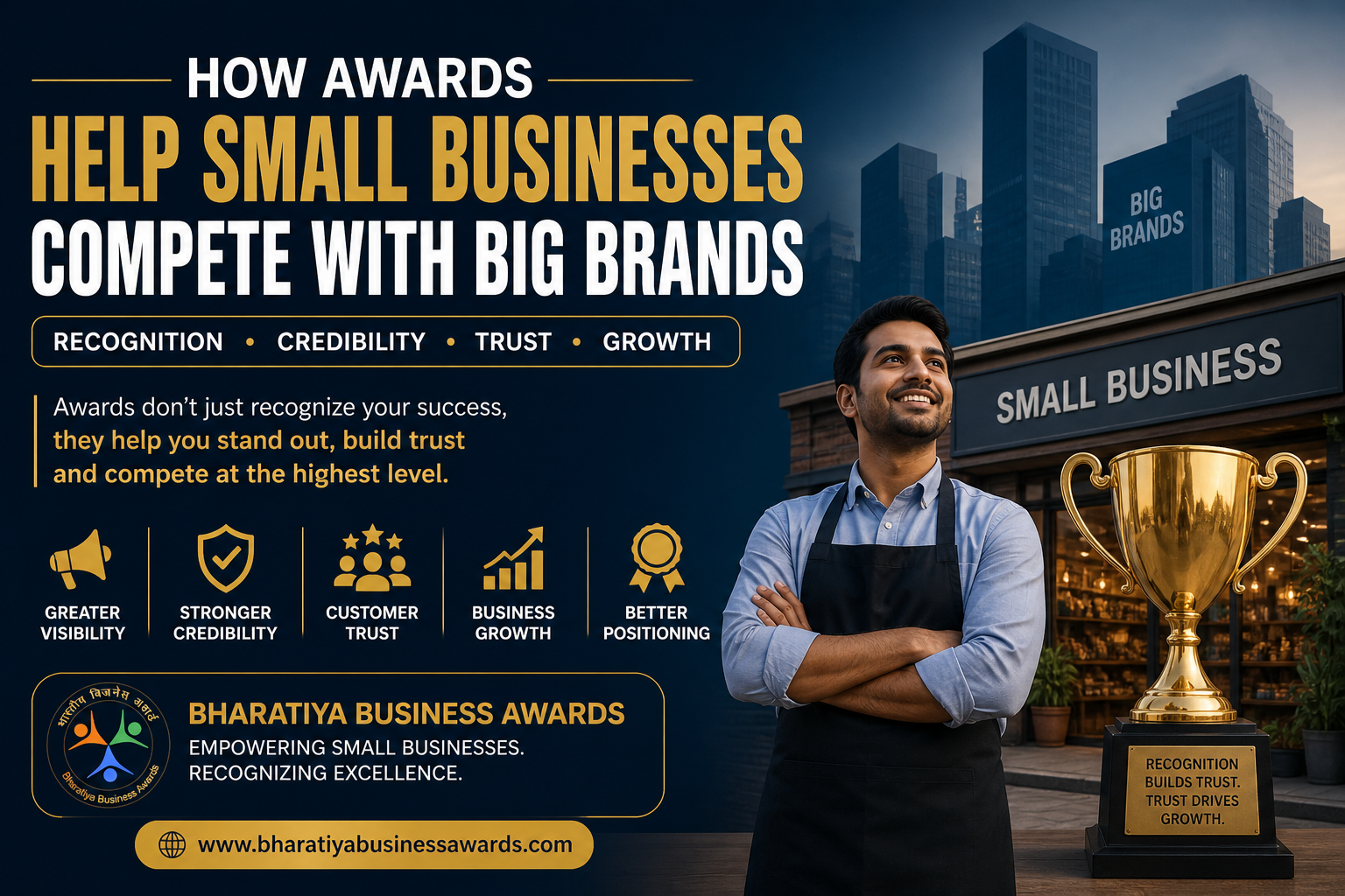How Awards Help Small Businesses Compete with Big Brands